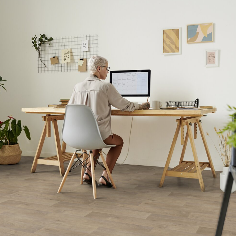 Rouleau 4m de sol PVC effet bois pose libre timber naturel Gerflor - 2500 cm x 400 cm x 0.29 cm — vue 3