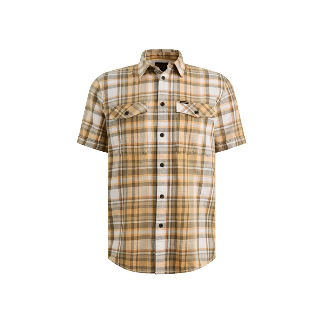 PME Legend - Herren Kurzarmhemd - apricot cream - Größe: XXXL - bei Tara-M