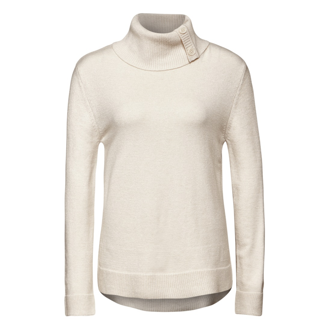 Street One - Damen Pullover - Weiß - Größe: 44 - bei Tara-M