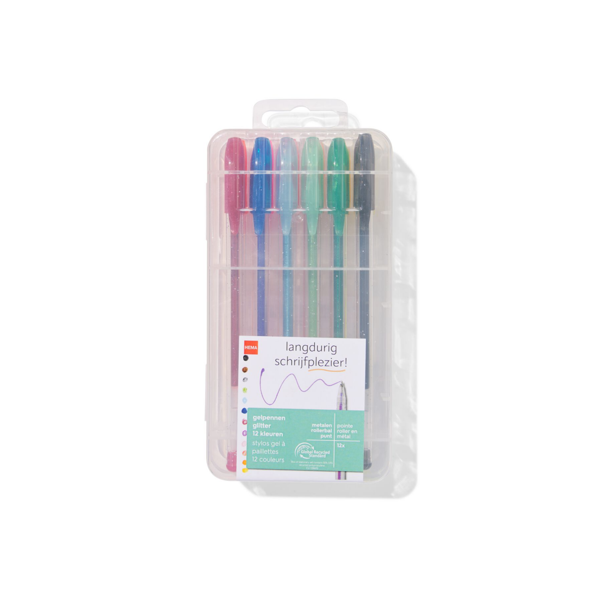 HEMA HEMA Glitter Gelpennen - 12 Stuks