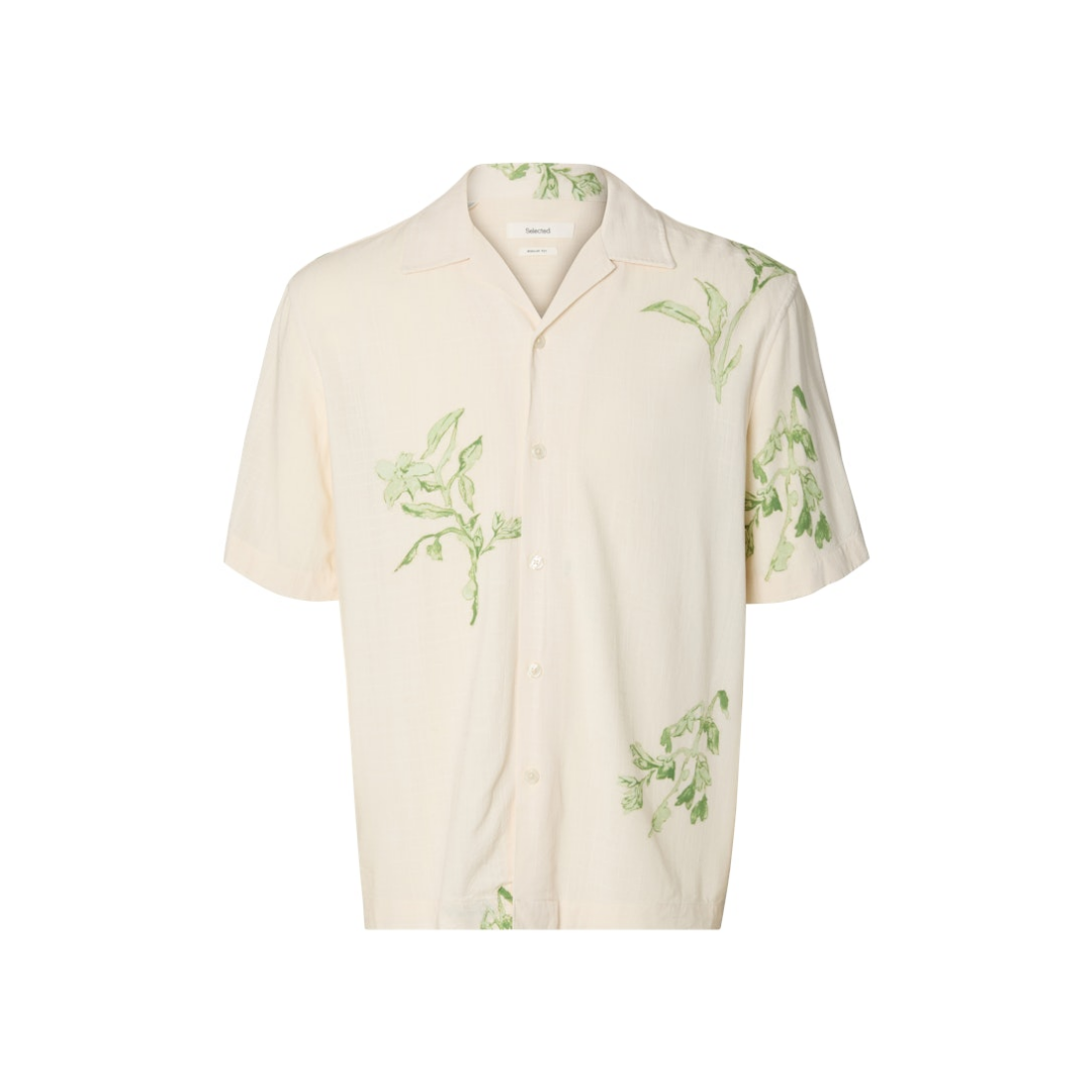 Selected Hawaii Hemd Viskose Kurzarm Resort Kragen