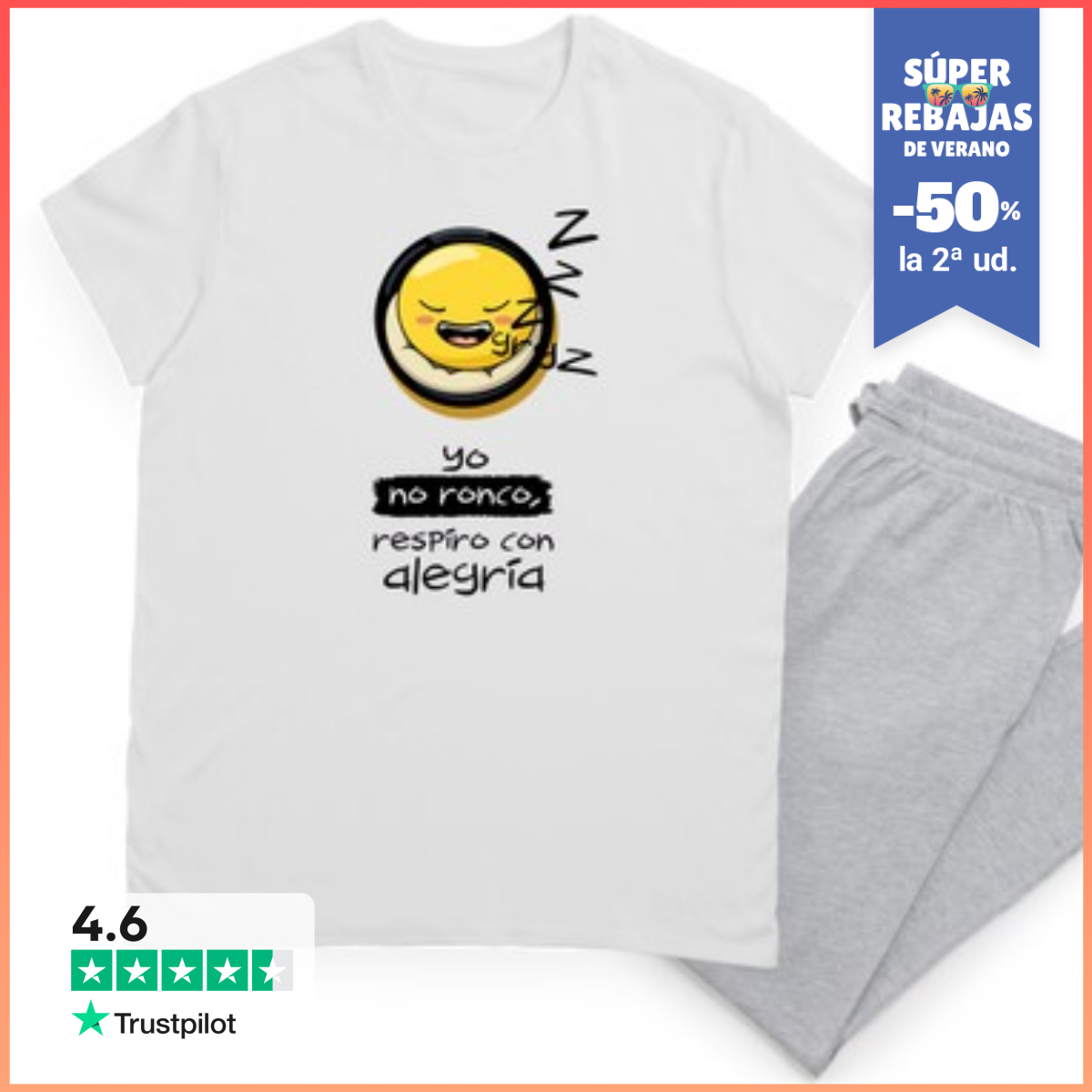 Pijama Emoticono Roncador. FC LaTostadora