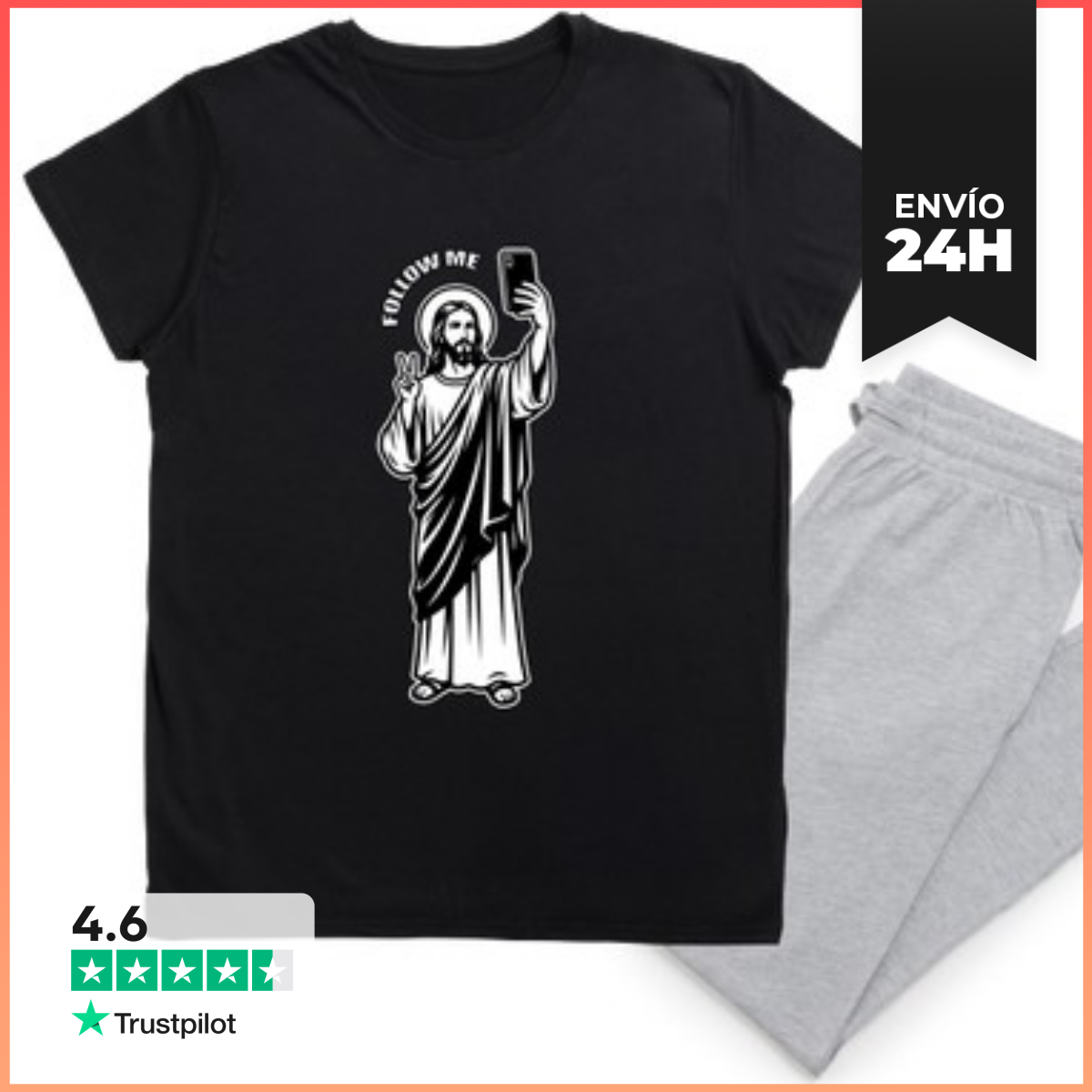 Pijama Jesús Sígueme Redes Sociales LaTostadora