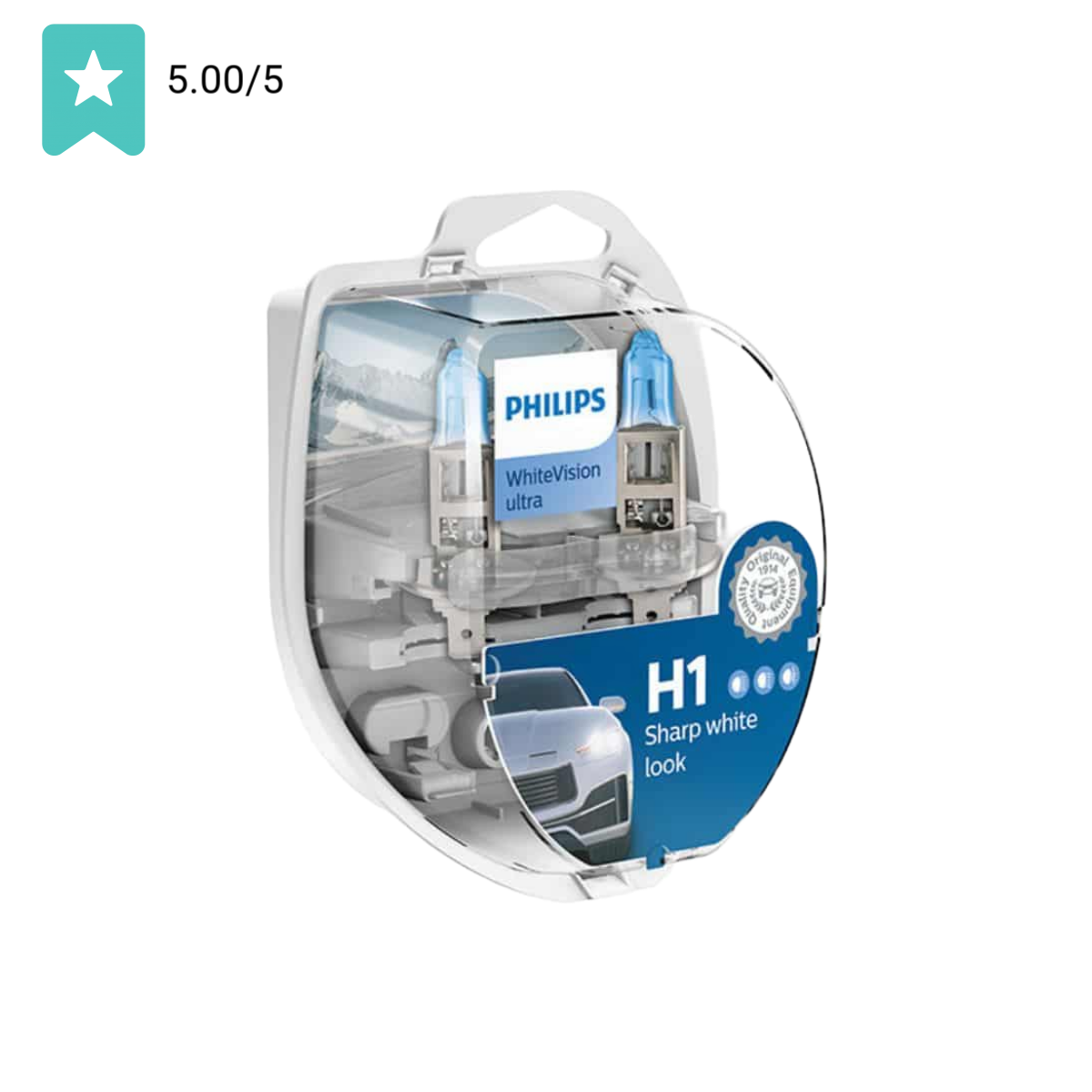 Philips WhiteVision Ultra H1 12V 55W - 12258wvusm | Dutch Performance Products