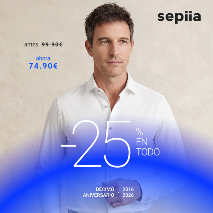 Camisa de vestir hombre blanco regular