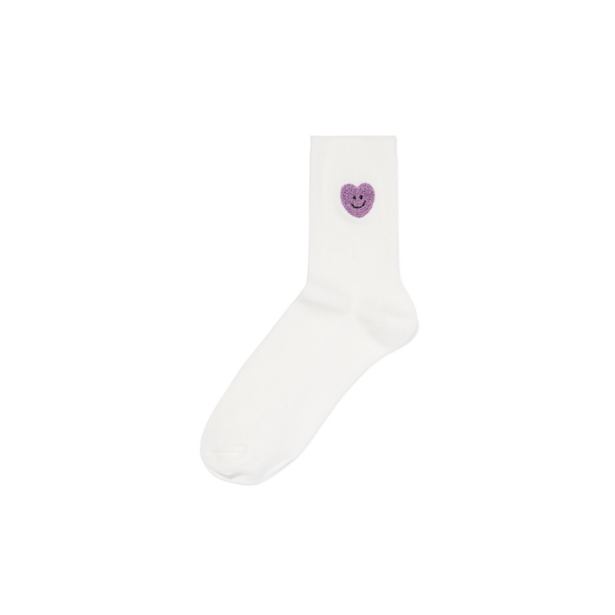 HEMA Damessokken rib hartje gebroken wit (gebroken wit)