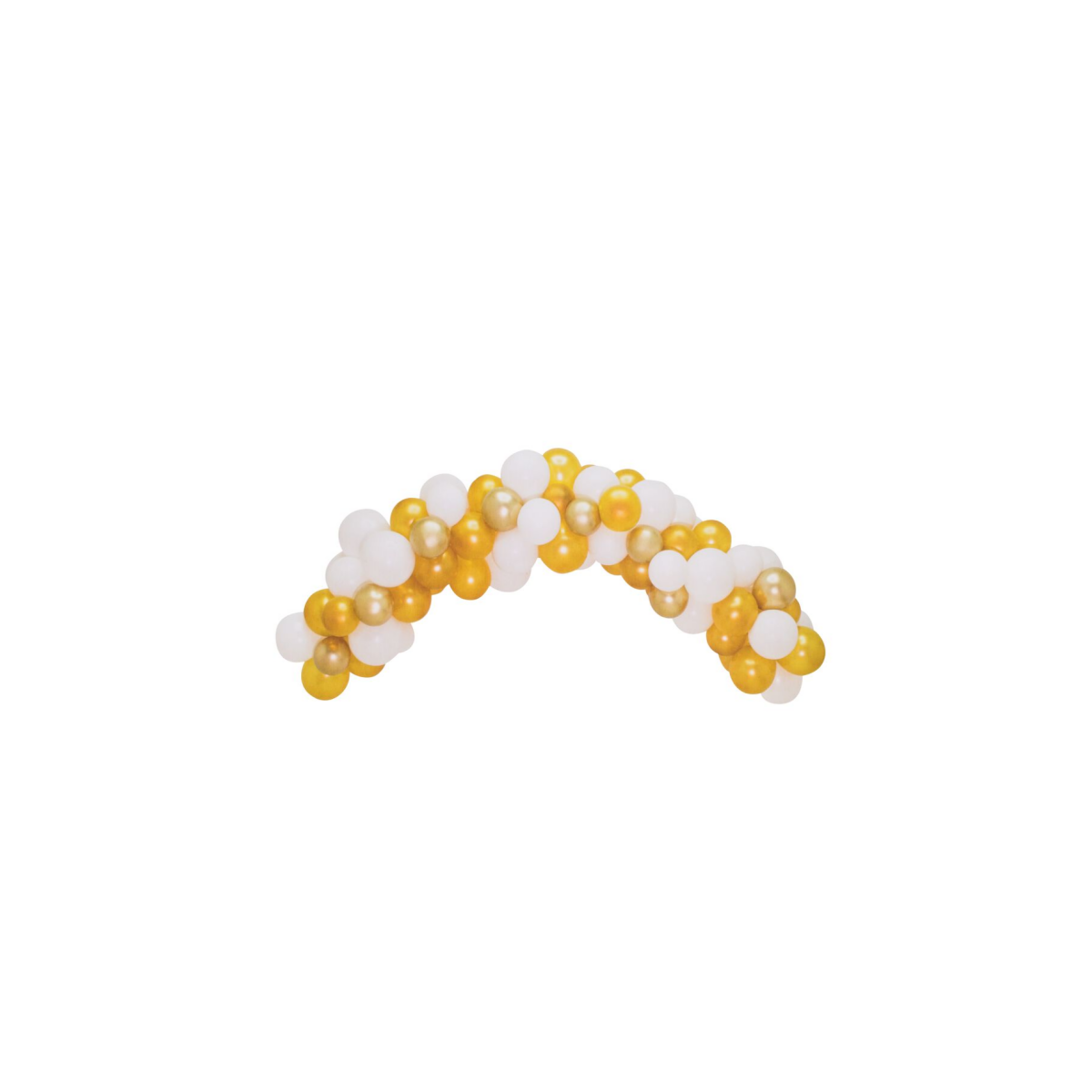 HEMA Ballonnenboog 75x23cm 250cm wit-goud (goud)