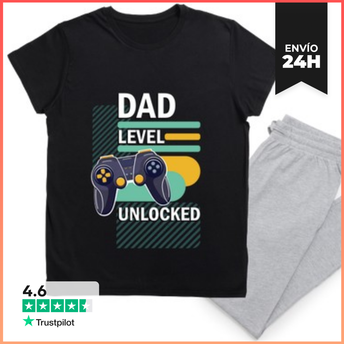 Pijama DAD LEVEL UNLOCKED laTostadora