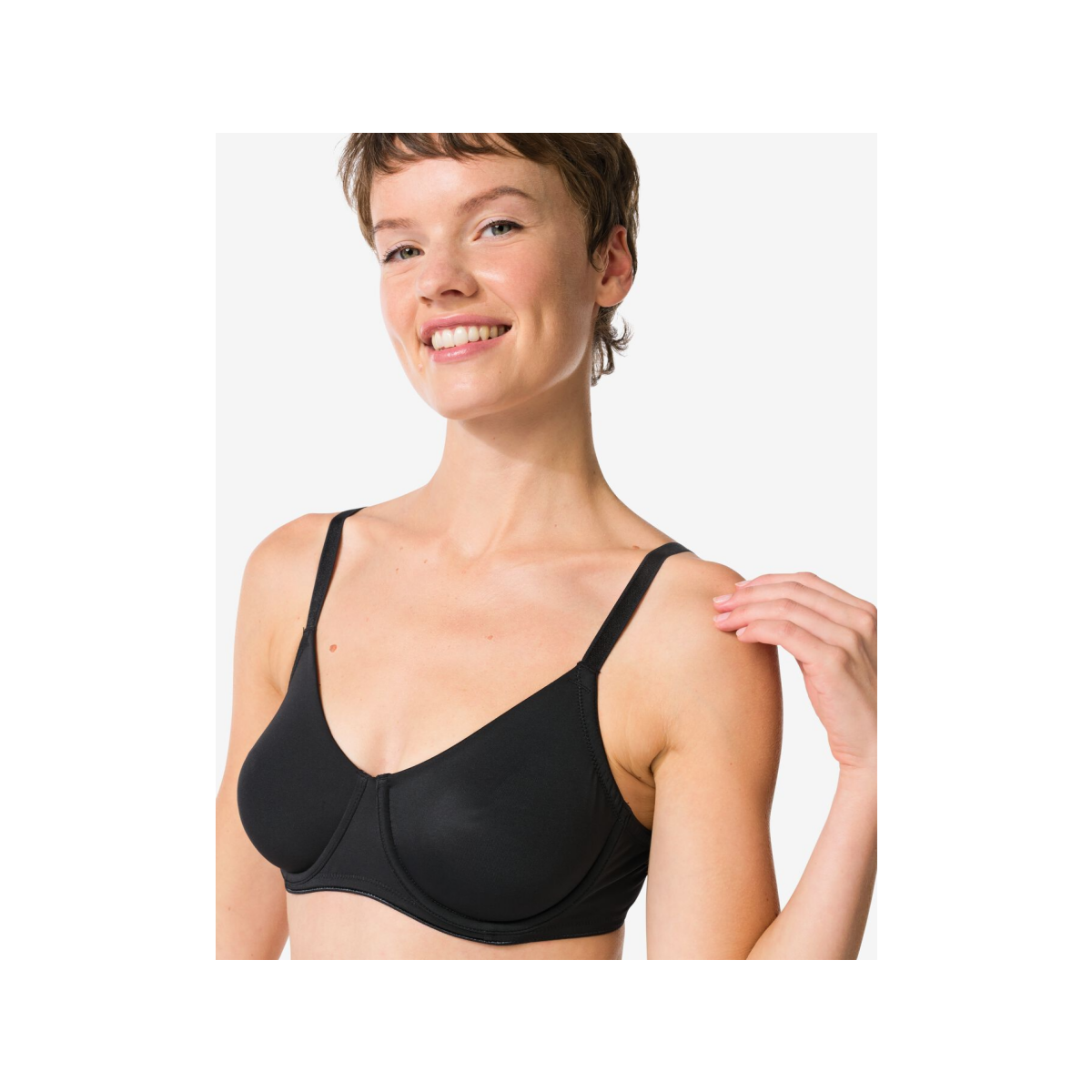 HEMA Niet voorgevormde bh met beugel - 2 stuks blauw (blauw)