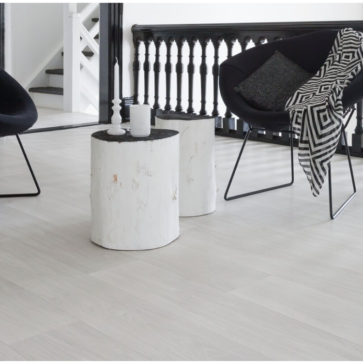 Rouleau 4m de sol PVC effet bois à coller jersey clear Gerflor - 3000 cm x 400 cm x 0.26 cm