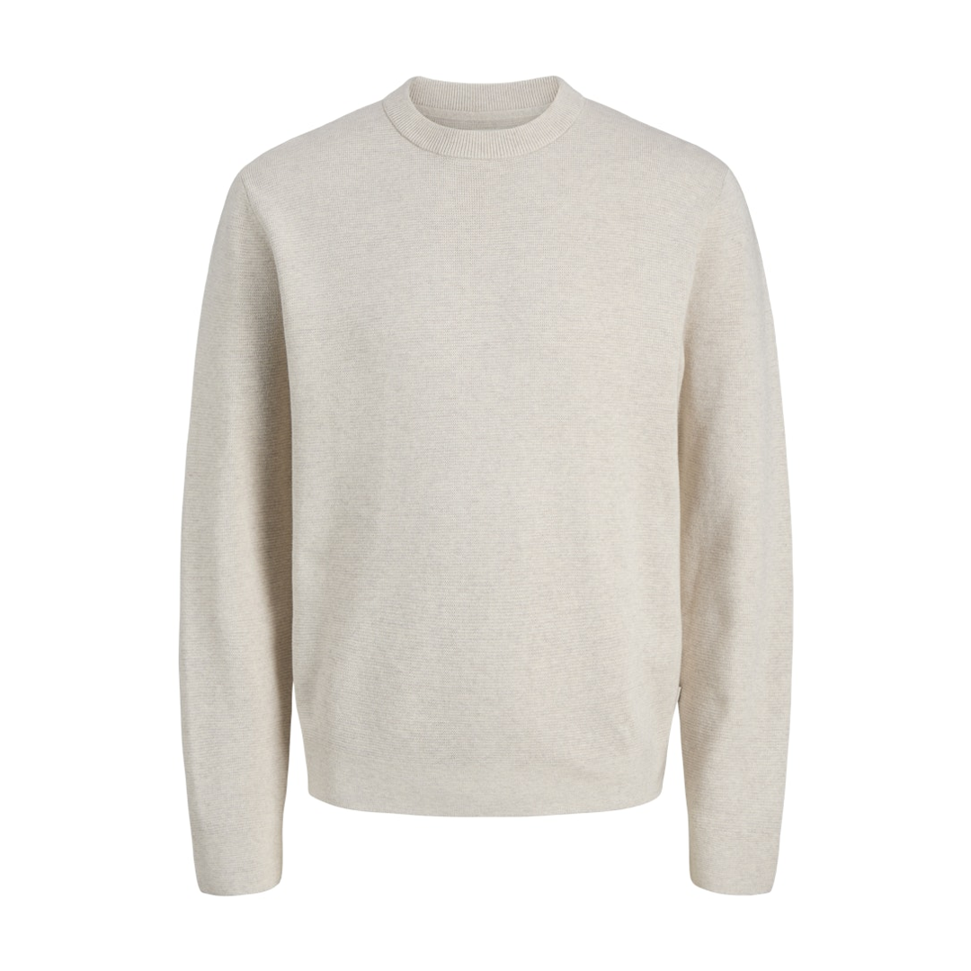 VAN GRAAF Jack & Jones Herren Sand Strickpullover Baumwolle Beige, Extra Groß - Bild 5