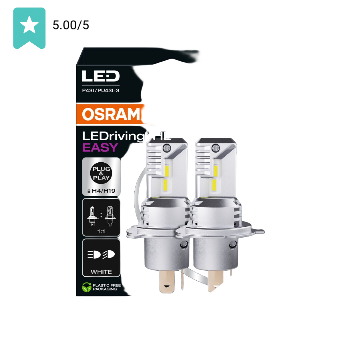 Osram LEDriving HL Easy H4/H19 12V/18/19W - 64193dwesy-2hb - Set 2 Stuks | Dutch Performance Products