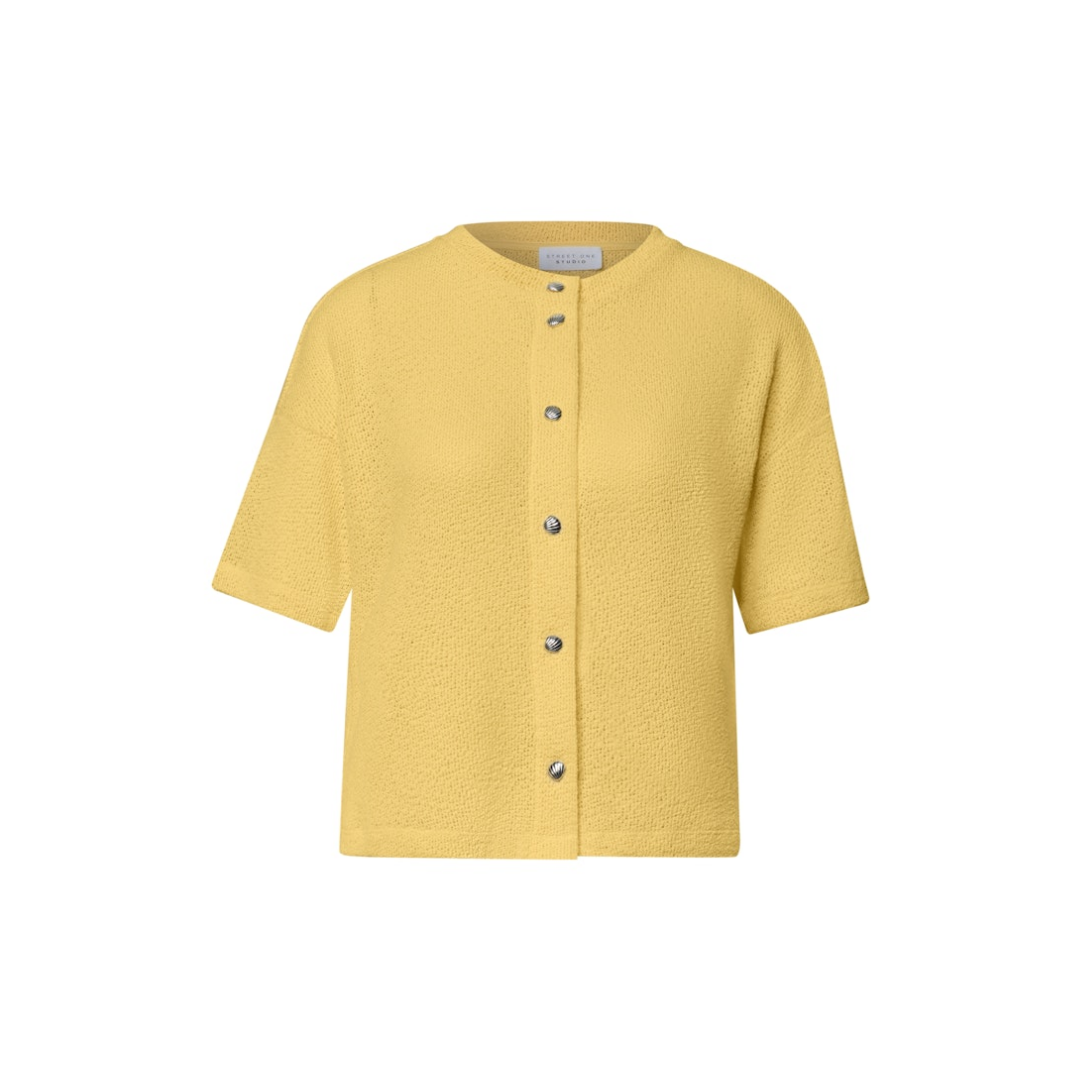 STREET ONE STUDIO - Damen T-Shirt - snap yellow - Größe: 36 - bei Tara-M