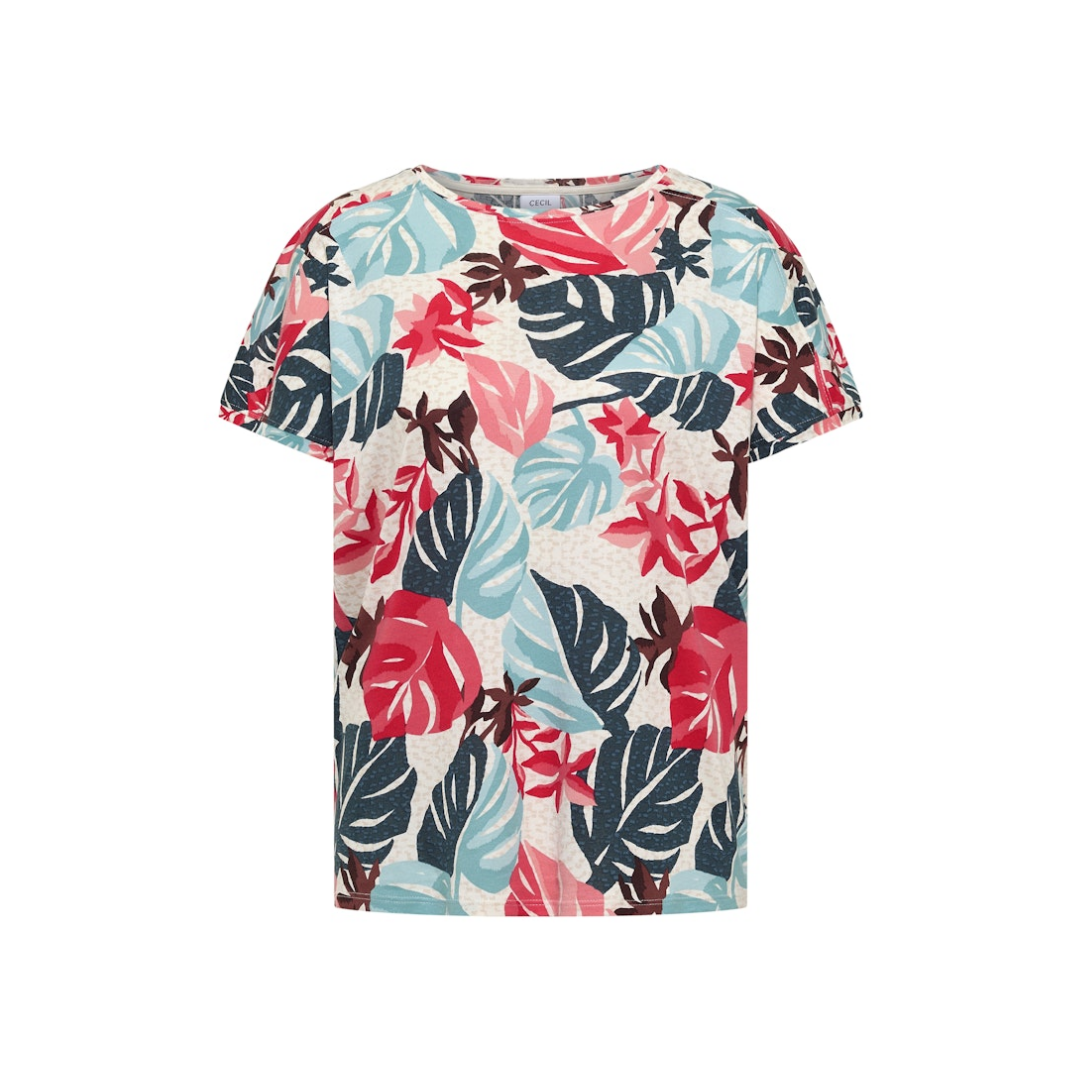 Cecil - Damen T-Shirt - Weiß - Größe: M - bei Tara-M