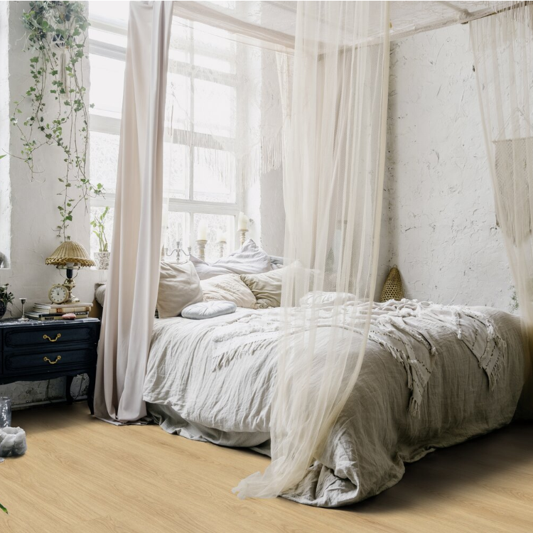 Lame de sol PVC effet bois clipsable scandinav honey Gerflor - 123.9 cm x 21.2 cm x 0.42 cm