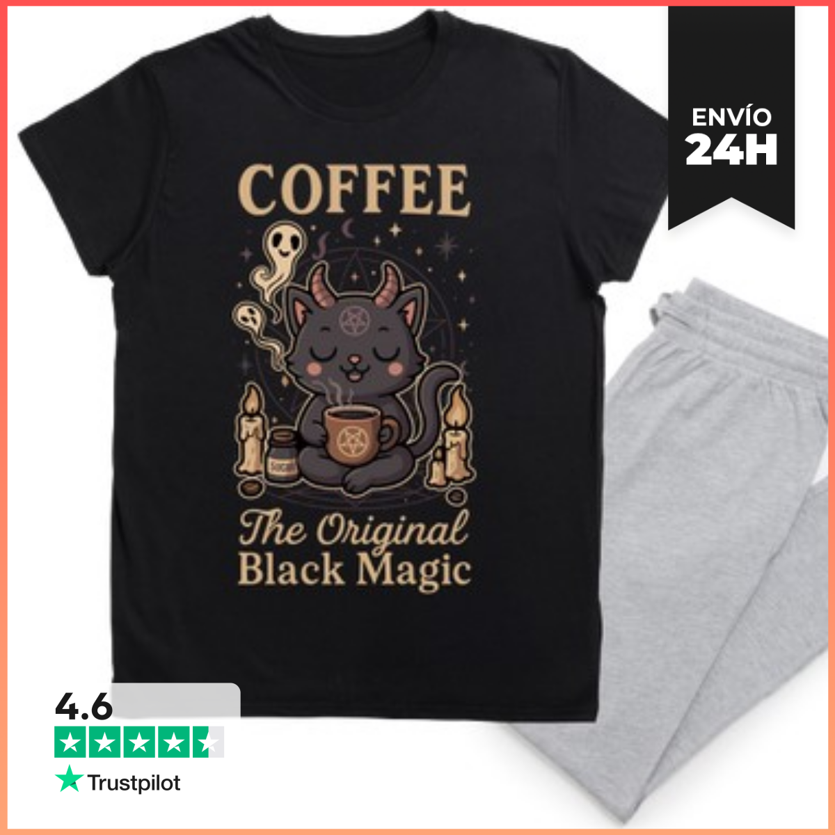 Pijama COFFEE BLACK MAGIC laTostadora