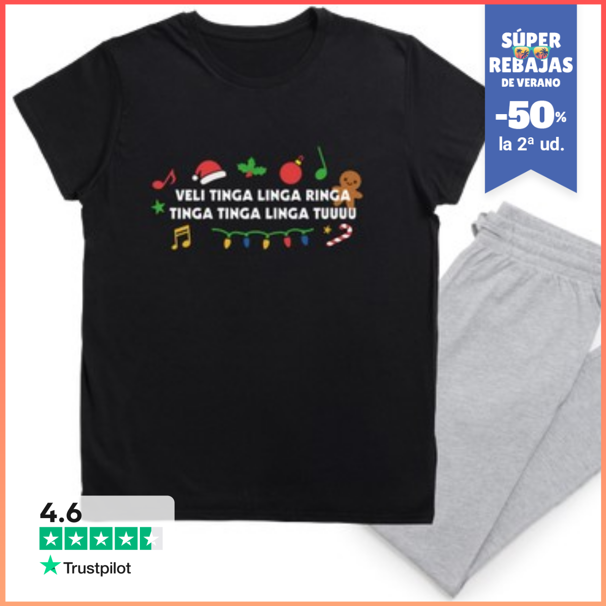 Pijama TINGA LINGA RINGA - VILLANCICO HINDÚ LaTostadora