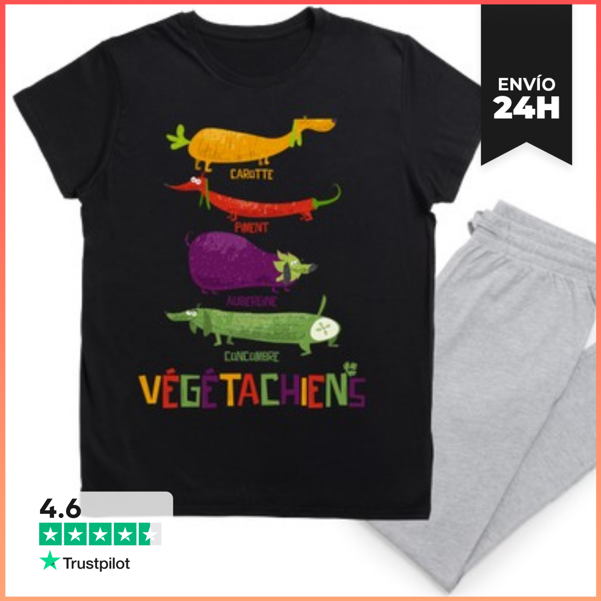 Pijama vegetarianos laTostadora