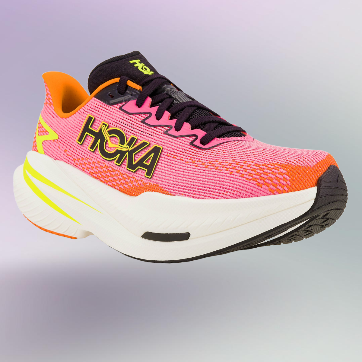 Chaussure Running Hoka One One Mach X 3 Neon Pack - Rose - pour Femme - taille 42