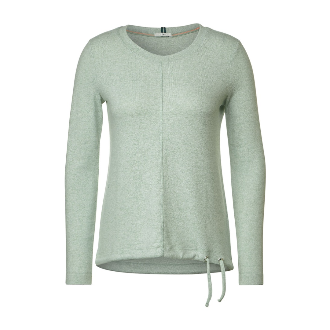 Cecil - Damen Langarmshirt - Grün - Größe: S - bei Tara-M