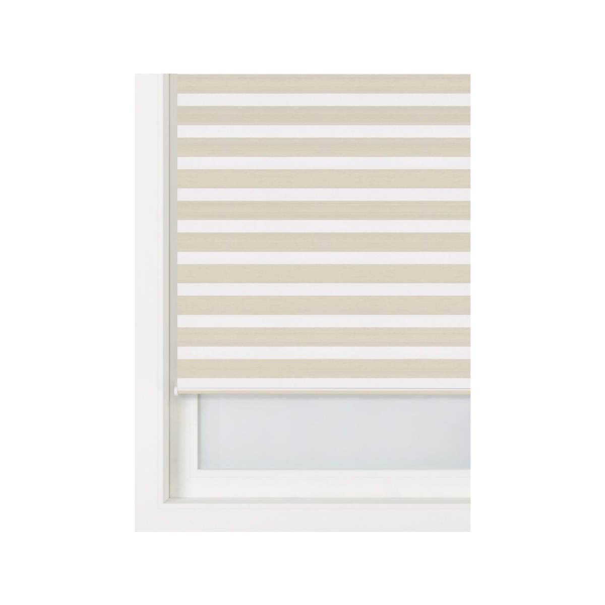 HEMA HEMA Duo Rolgordijn Structuur Lichtdoorlatend Naturel (naturel)