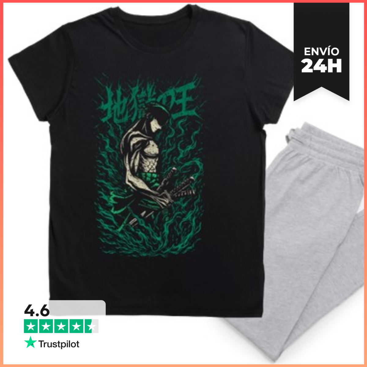 Pijama rey del infierno samurái laTostadora