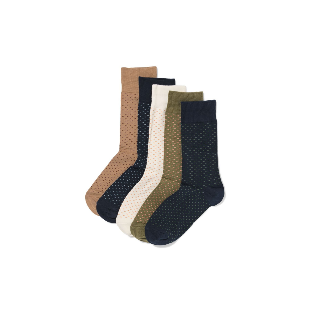 HEMA HEMA Herensokken Grafisch - 5 P Donkerblauw (donkerblauw)