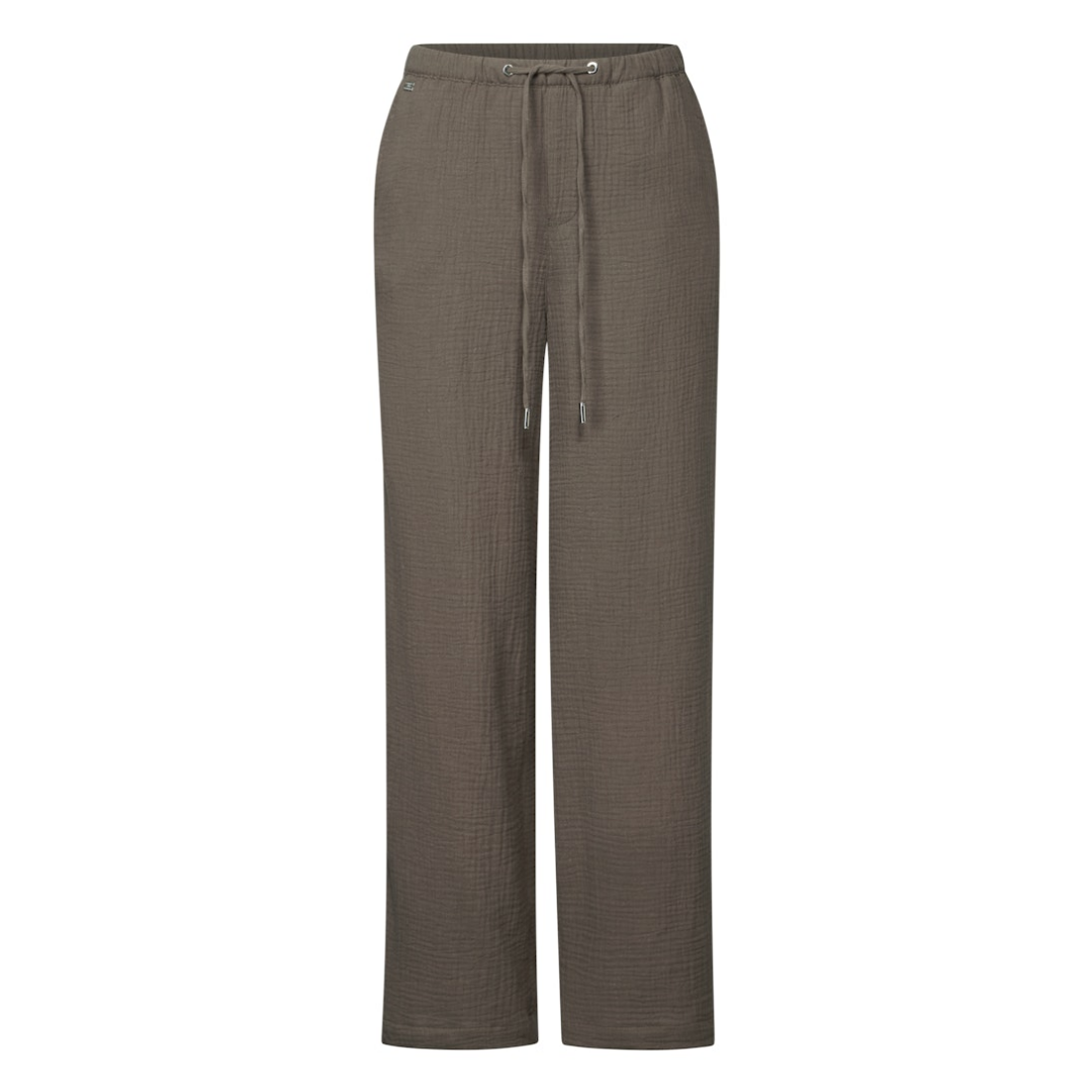 STREET ONE STUDIO - Damen Hose - Braun - Größe: 42-30 - bei Tara-M