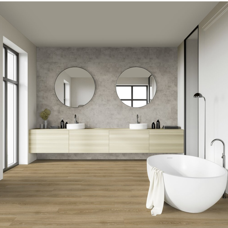 Dalle murale PVC effet béton pose collée, pose clipsée 7869 Sensita Gerflor - 65 cm x 37.5 cm x 0.5 cm — vue 3