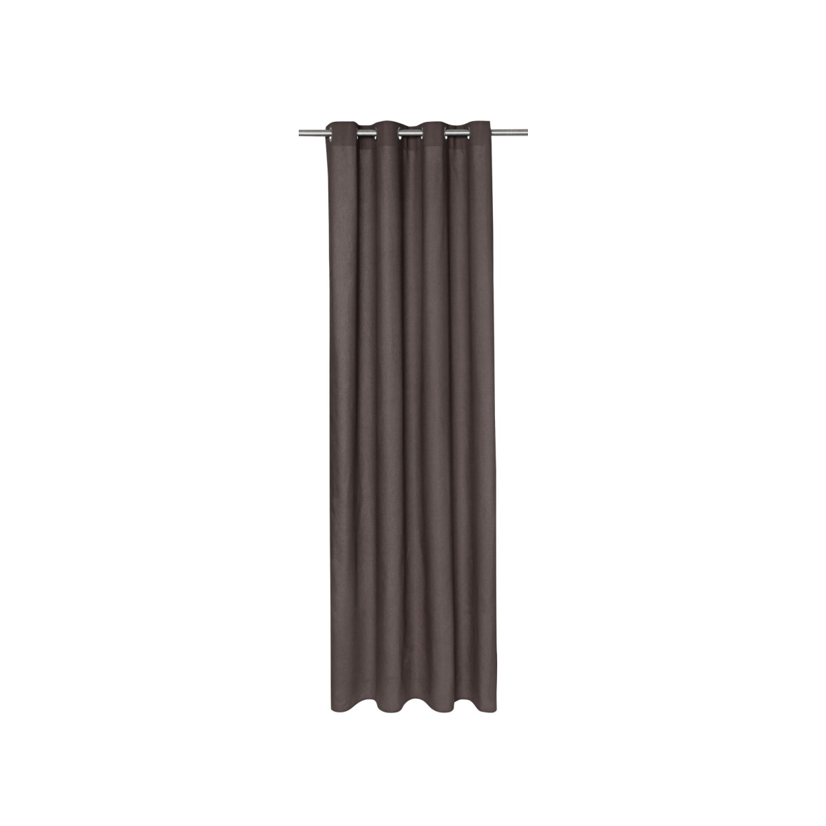 HEMA Kant en klaar gordijn met ringen antraciet (antraciet)