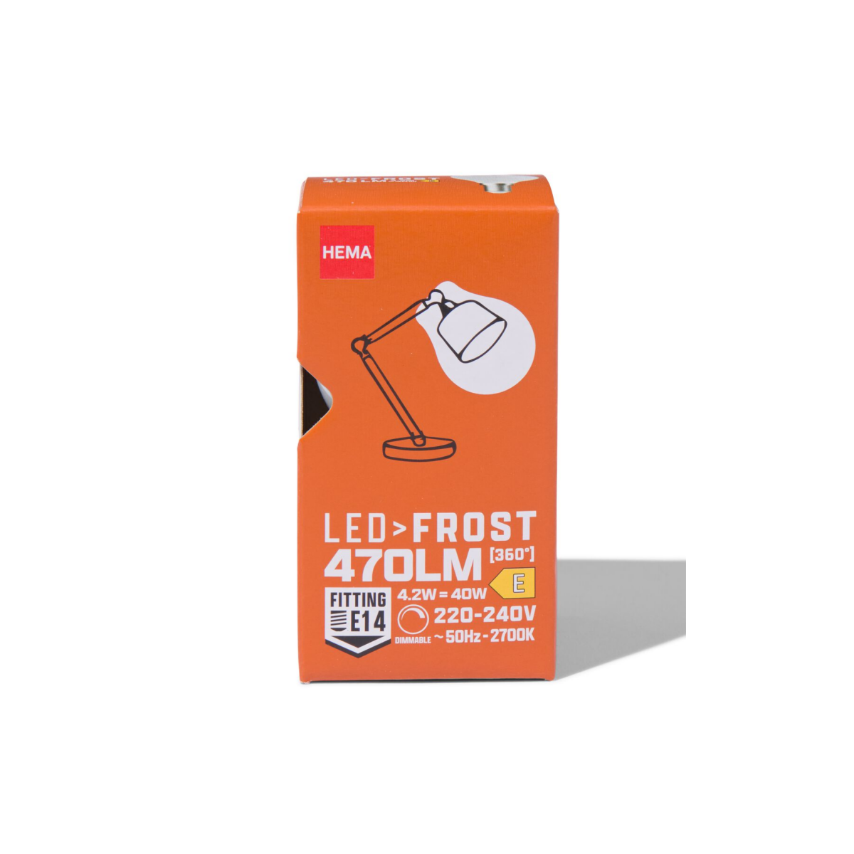 HEMA HEMA Led Kogel Frost E14 4.2W 470lm