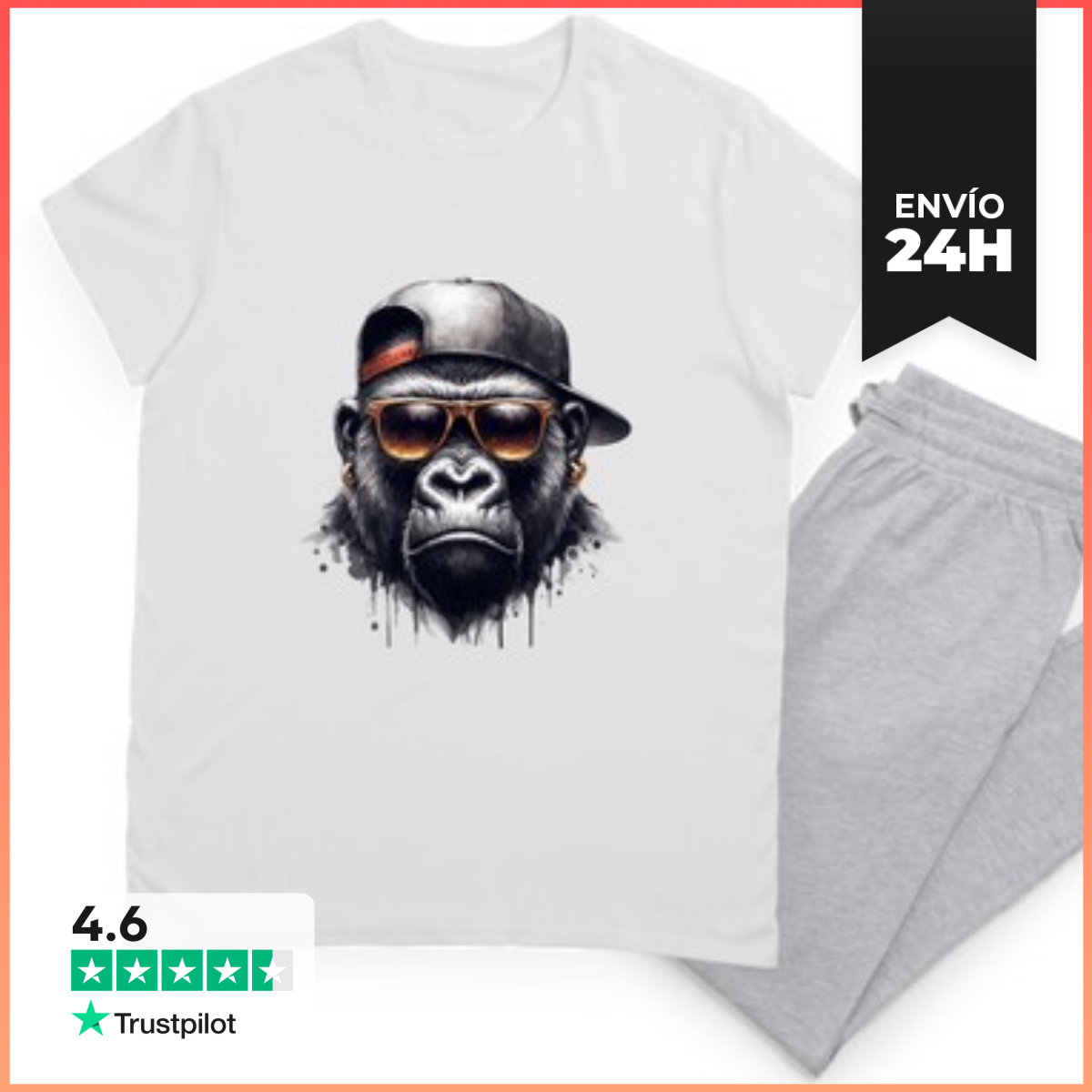 Pijama Estilo De Mono LaTostadora