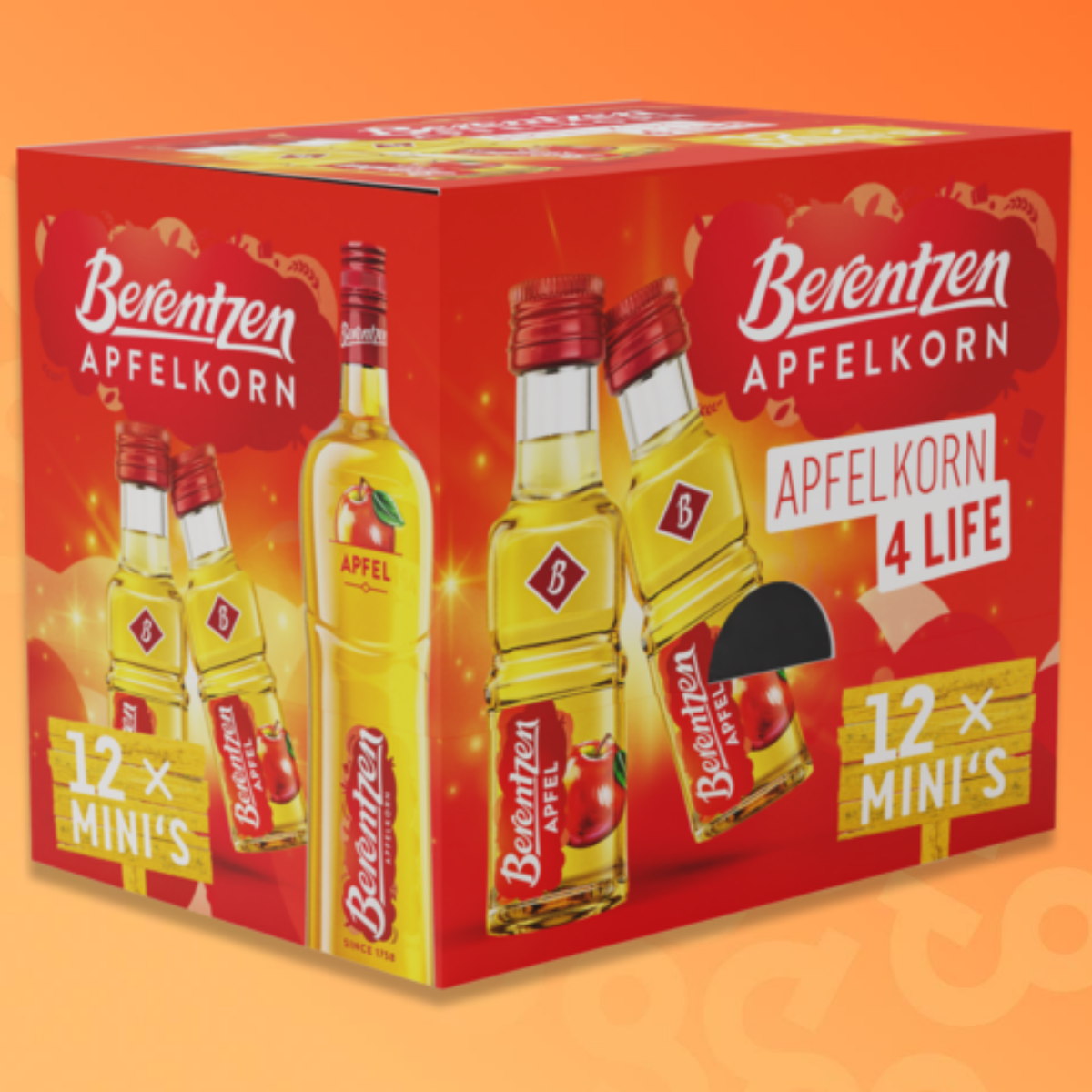 Berentzen Apfelkorn 12 minishot da 2 cl