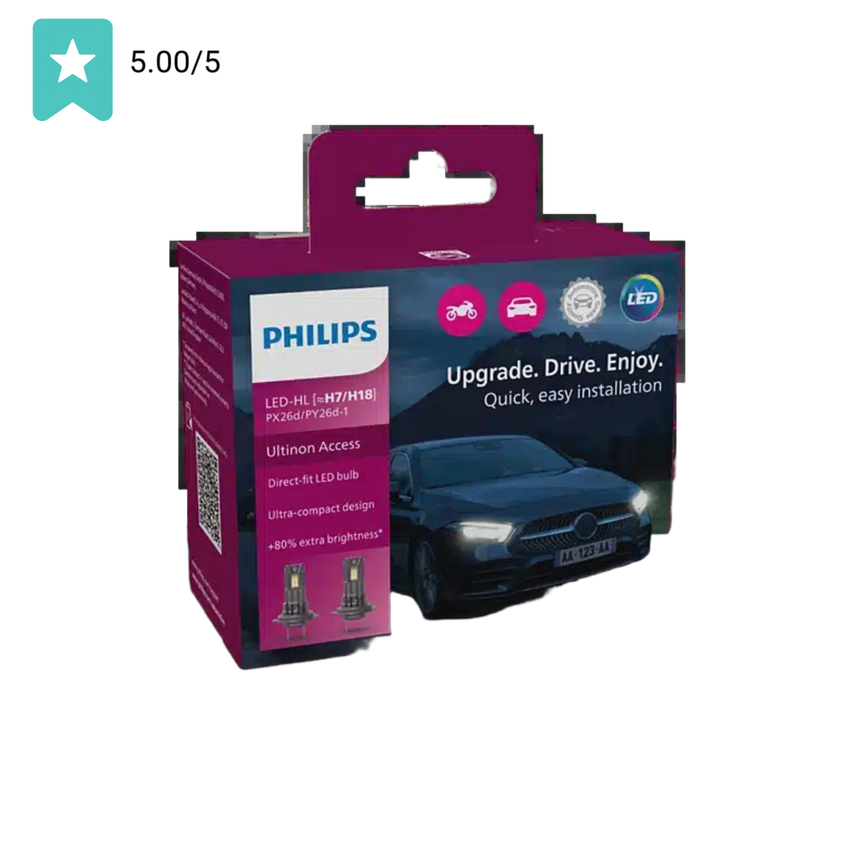 Philips Ultinon Access LED H7/H18 – 11972u2500cx – Set 2 Stuks | | H7 lamp | Dutch Performance Products