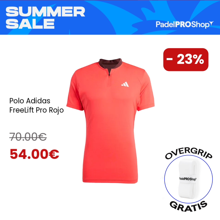 Adidas Polo Adidas Sollevamento libero Pro Rosso