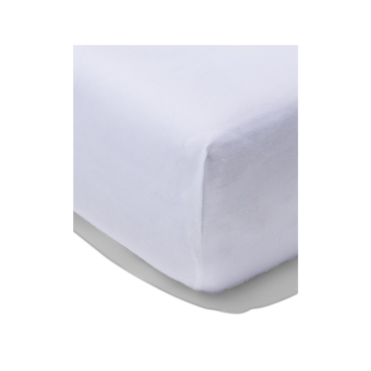 HEMA Hoeslaken 200x200cm zacht katoen wit (wit)