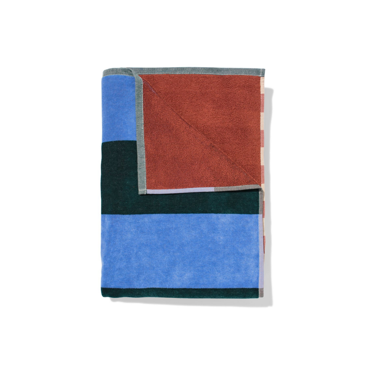 HEMA HEMA Strandlaken 90x180cm Velours Strepen (multi)