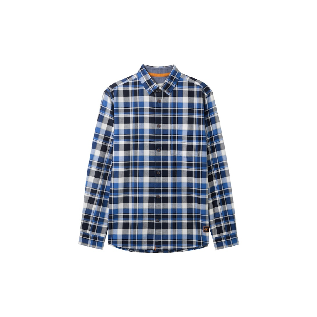 Tom Tailor - Herren Langarmhemd - Weiß/Blau - Größe: XXXL - bei Tara-M