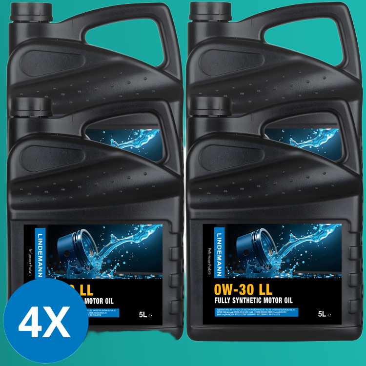 Lindemann Motorolie 0W-30 LL 5L - Doos 4x5 liter | DPP | Vehicle Motor Oil | DPP Shop