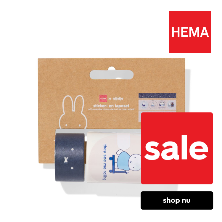 HEMA Nijntje sticker- en tapeset