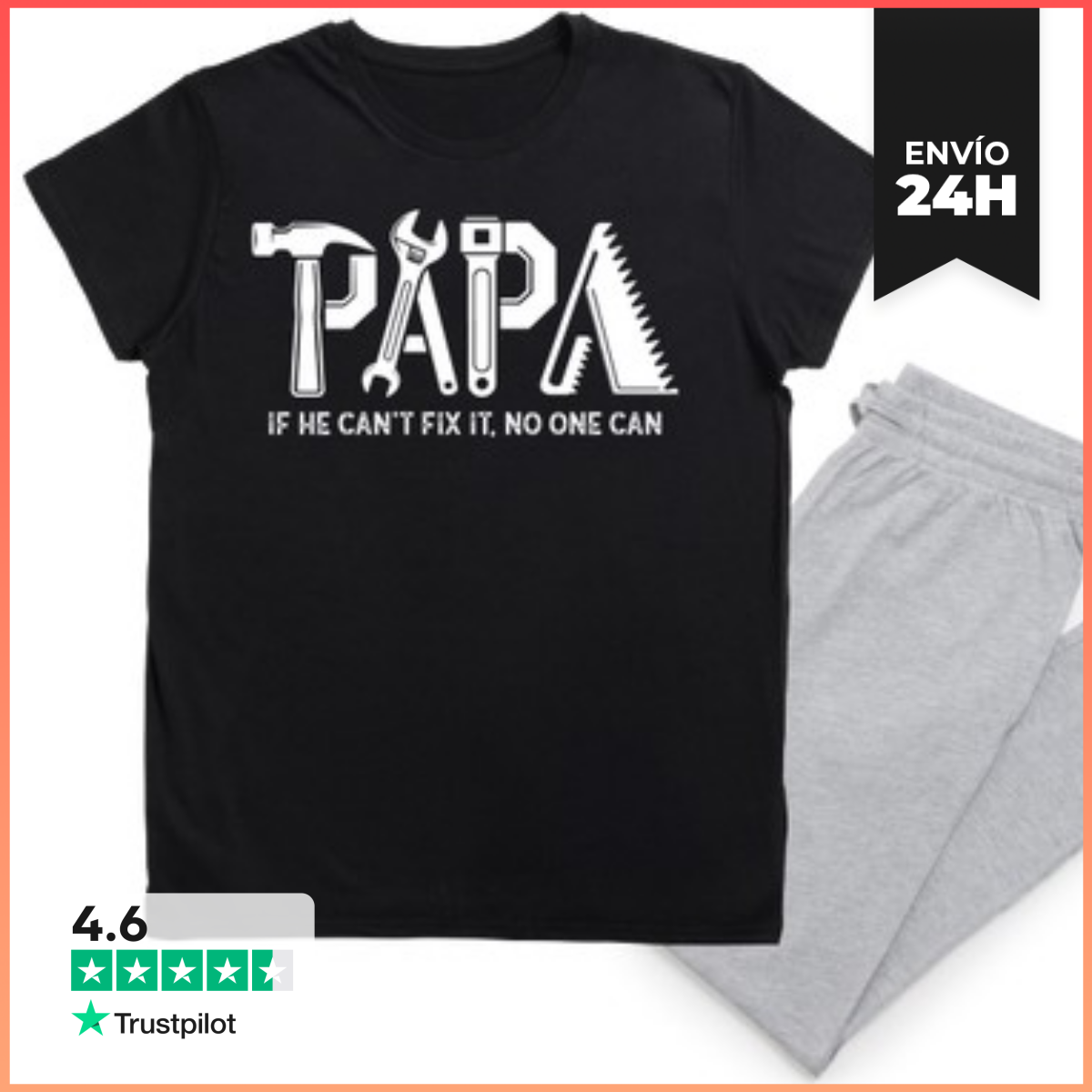 Pijama PAPA IF HE CANT FIX IT NO ONE CAN laTostadora