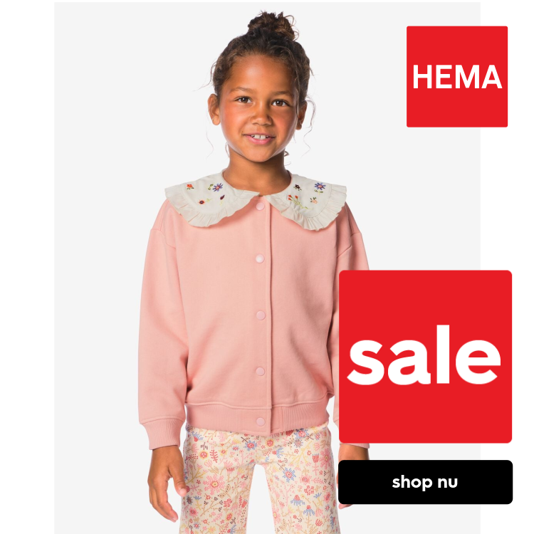 HEMA Kindervest bloemen roze (roze)
