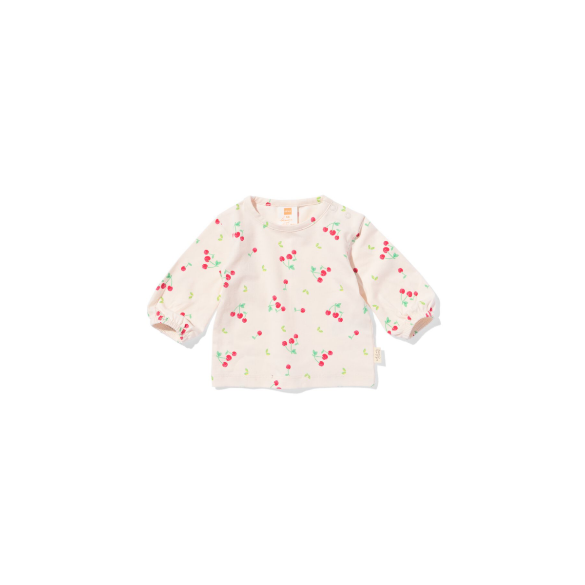 HEMA Newborn T-shirt kersen ecru (ecru)