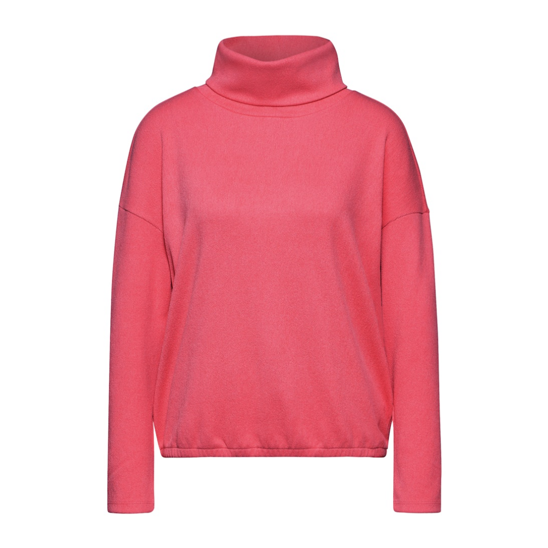 Street One - Damen Langarmshirt - Rosa - Größe: 36 - bei Tara-M