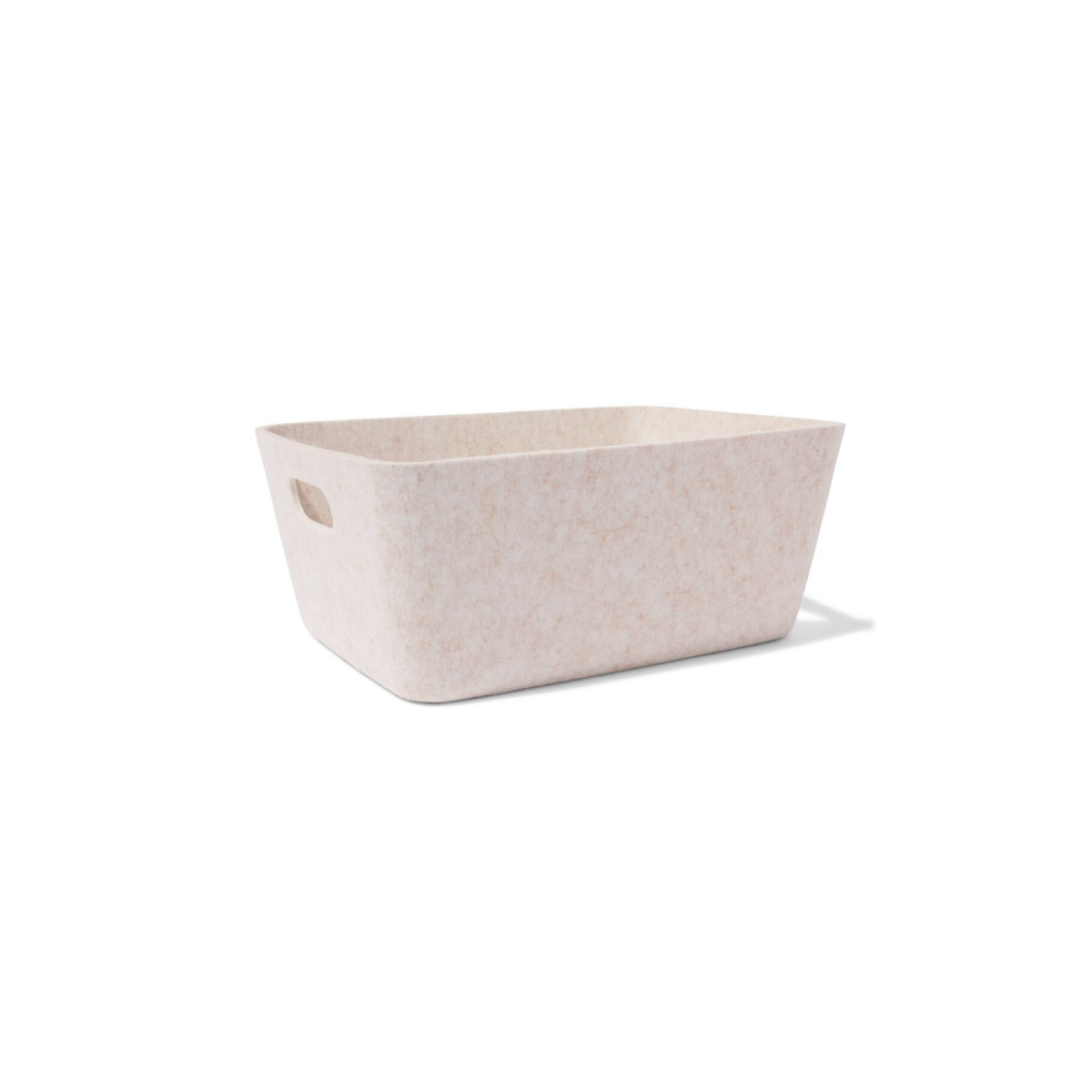 HEMA HEMA Mand 27x36x17cm Vilt Beige