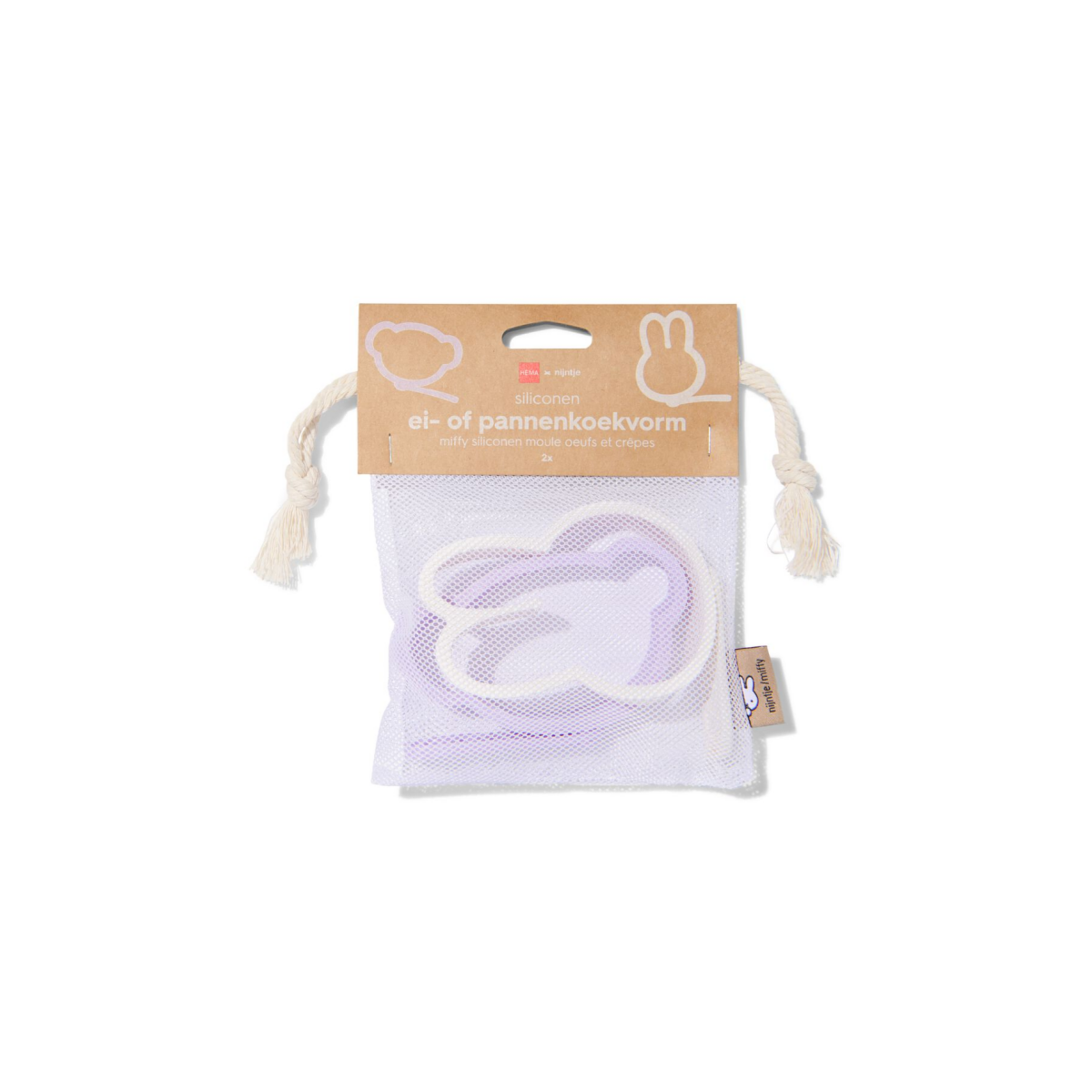 HEMA HEMA Nijntje Ei- Of Pannenkoekvorm Siliconen - 2 Stuks
