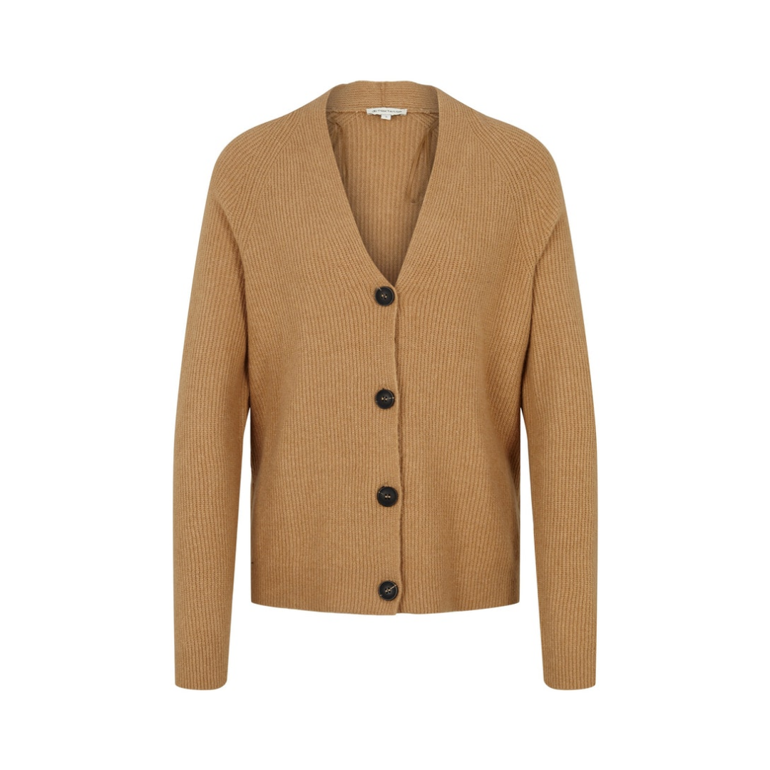 Tom Tailor - Damen Pullover - soft light camel melange - Größe: L - bei Tara-M