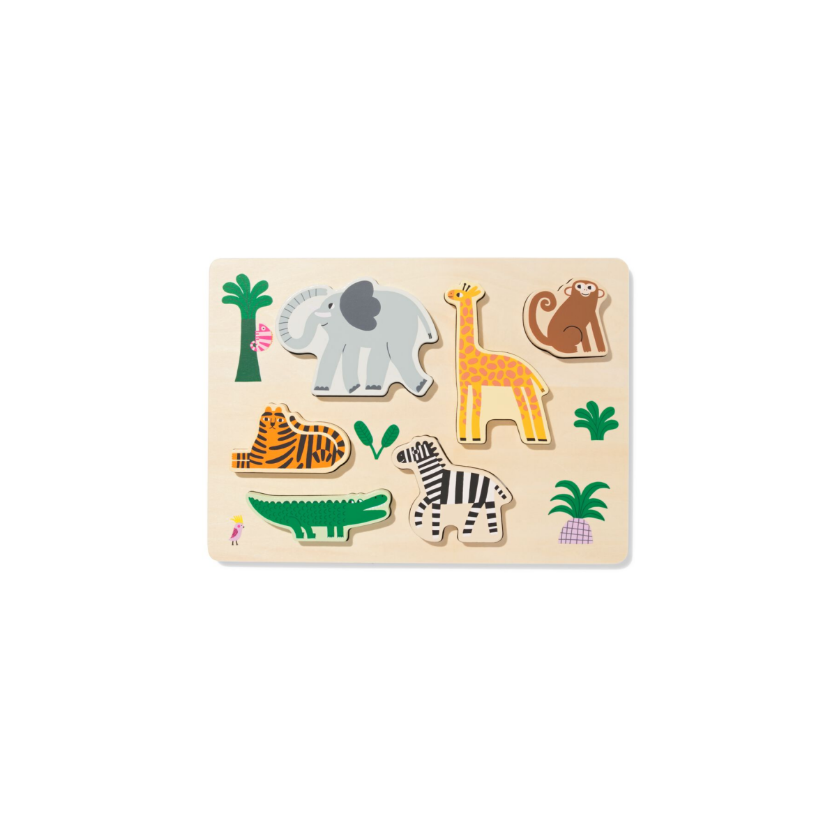 HEMA Voelpuzzel 30x22cm wild hout