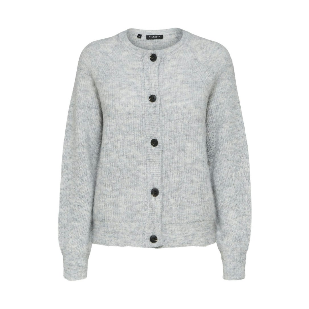 Selected - Damen Pullover - Grau - Größe: L - bei Tara-M