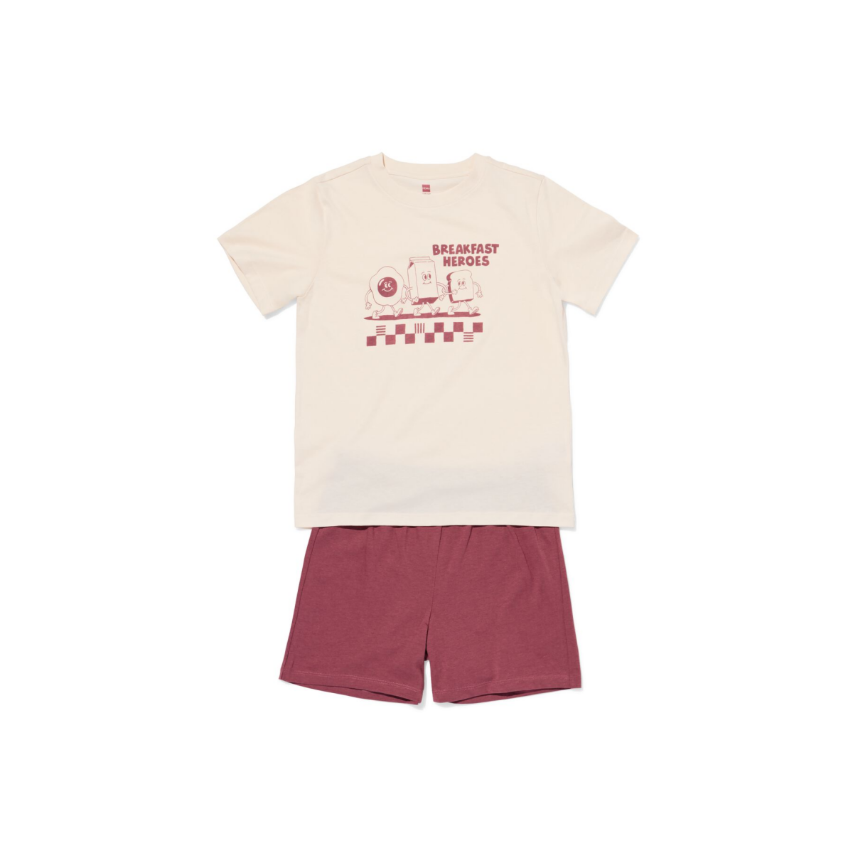 HEMA Kindershortama ontbijt rood (rood)